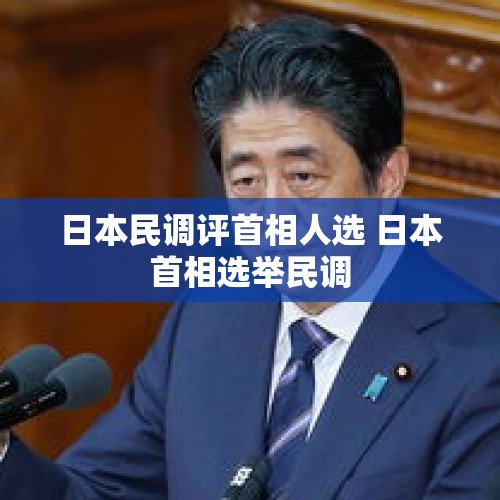 日本民调评首相人选 日本首相选举民调