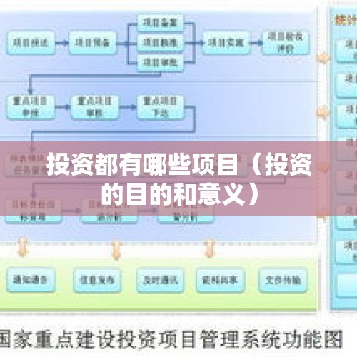 投资都有哪些项目（投资的目的和意义）