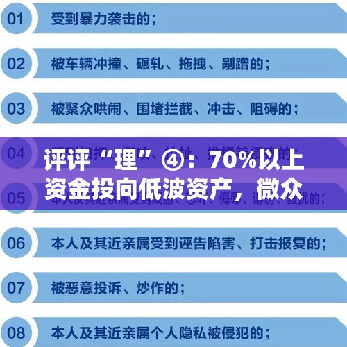 评评“理”④：70%以上资金投向低波资产，微众银行力推的这款理财如何实现近5%收益率？ 丨银行热销理财产品测评系列