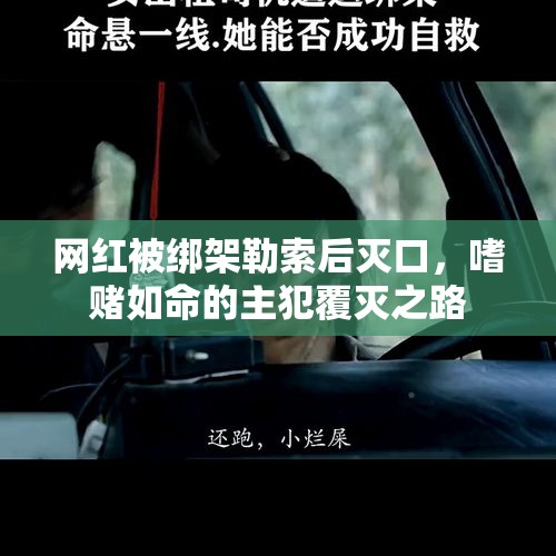 网红被绑架勒索后灭口，嗜赌如命的主犯覆灭之路