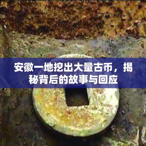 安徽一地挖出大量古币，揭秘背后的故事与回应