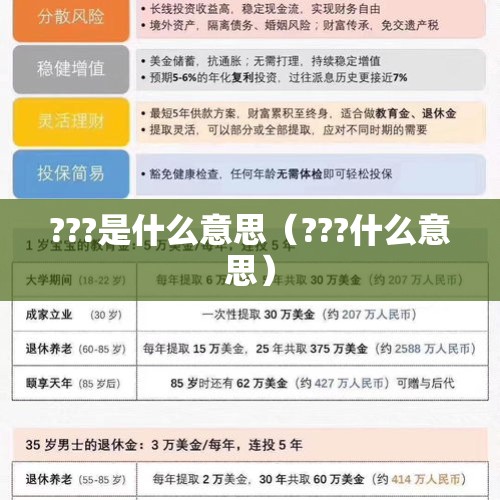 ???是什么意思（???什么意思）