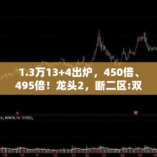 1.3万13+4出炉，450倍、495倍！龙头2，断二区:双色球24116晒票