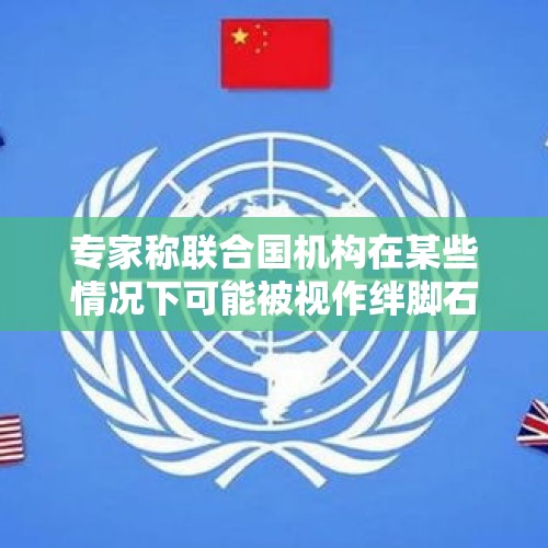 专家称联合国机构在某些情况下可能被视作绊脚石