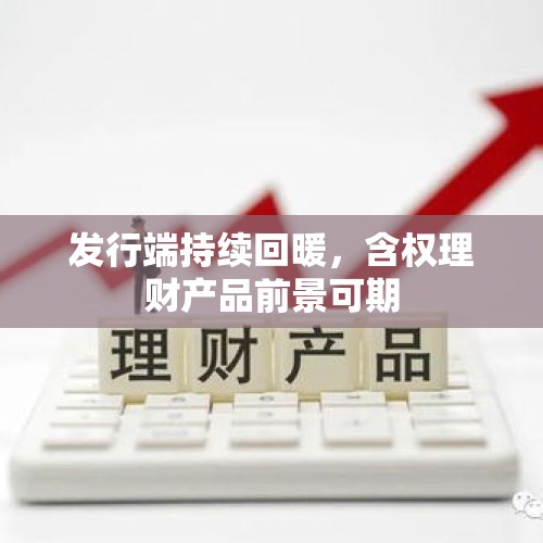 发行端持续回暖，含权理财产品前景可期