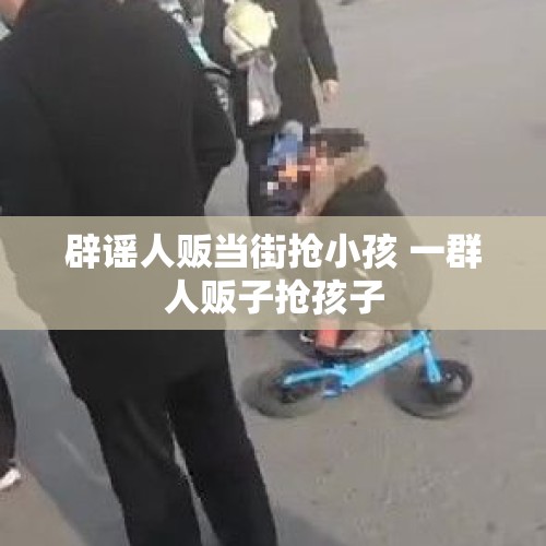 辟谣人贩当街抢小孩 一群人贩子抢孩子