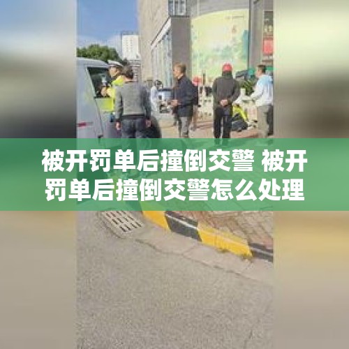 被开罚单后撞倒交警 被开罚单后撞倒交警怎么处理