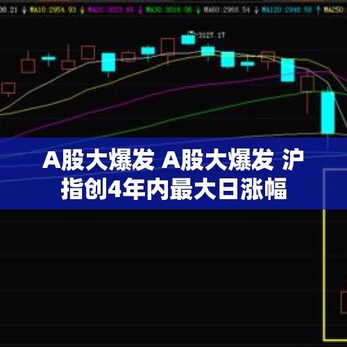 A股大爆发 A股大爆发 沪指创4年内最大日涨幅