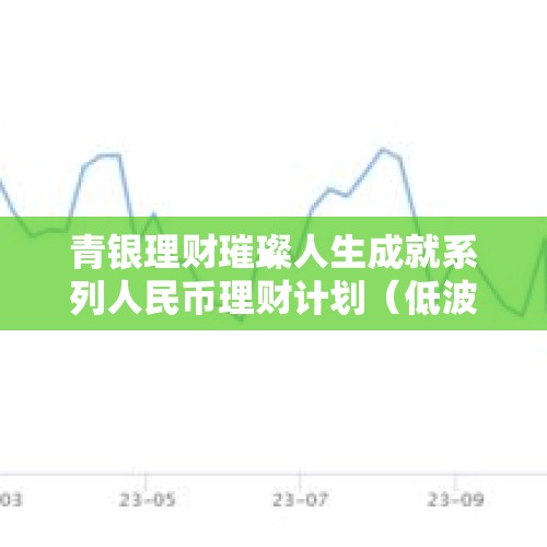 青银理财璀璨人生成就系列人民币理财计划（低波）2024年508期（代发专属）14日起发行 - 今日头条