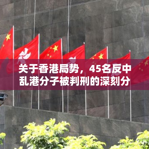 关于香港局势，45名反中乱港分子被判刑的深刻分析