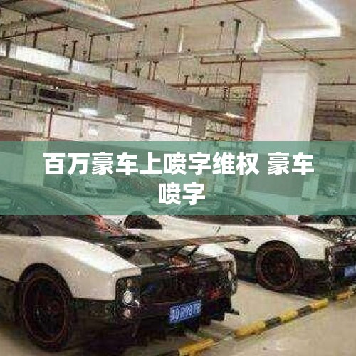 百万豪车上喷字维权 豪车 喷字